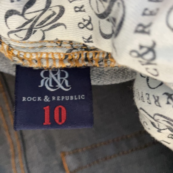 Rock & republic Berlin ankle blue Jean size 10 - Picture 4 of 5
